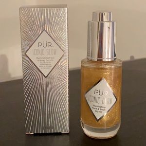 Shimmer face and body dry oil